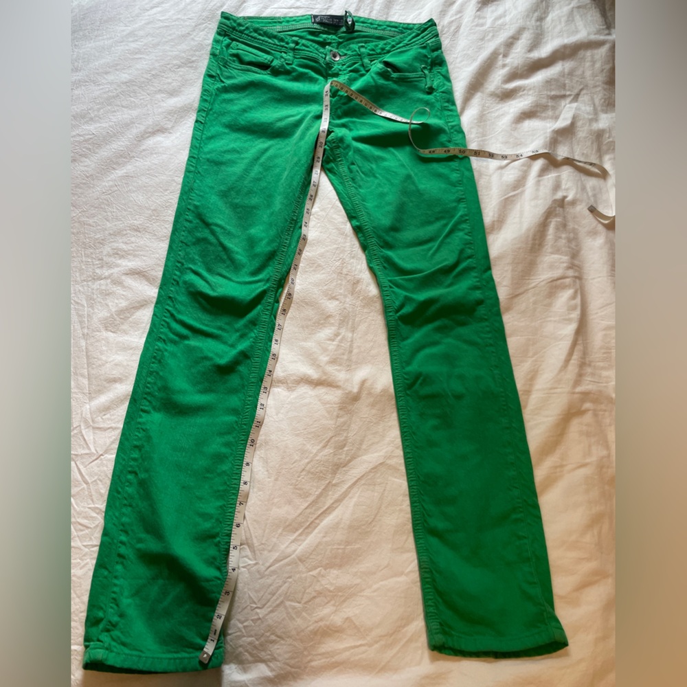 Volcom Long Straight Leg Kelly Green Jeans